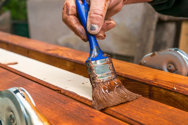 Deck Rail Staining in Waco, TX