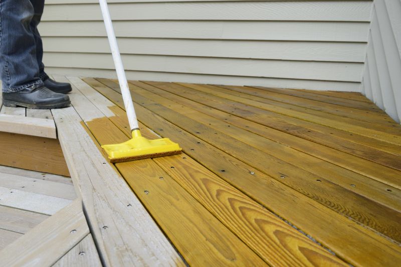 Rail Staining in Waco, TX