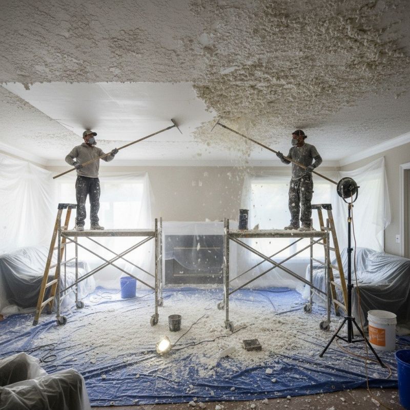 Swirled Ceiling Removal in Waco, TX